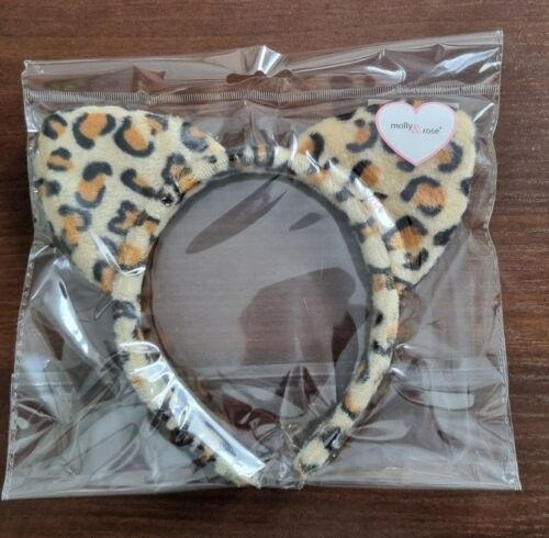 Animal Ears Headband & Tail Leopard Fancy Dress Costume Set Kids Unisex Outfit - Picture 94 of 319