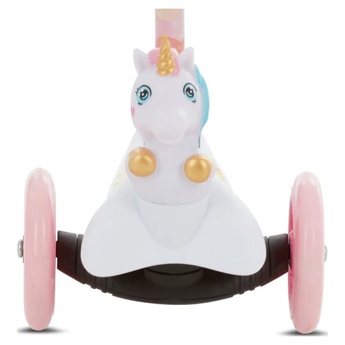 Unicorn Glide Buddies 3D Scooter per Bambini, 3 Ruote Scooter per Bambini Età 3+, Bianco - Foto 8 di 9