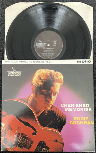 Eddie Cochran – Cherished Memories Vinyl LP IMPORT CLEANED/TESTED EX+/EX+ VIDEO - Picture 2 of 10