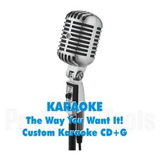 CUSTOM KARAOKE RARE GREAT SONGS cdg CD G 6 SONG CD G Your Personalized Choice