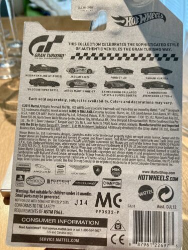 Hot Wheels Gran Turismo 2015 conjunto de 7 (#3 desaparecidos) en embalaje. Se vende individualmente - Imagen 2 de 14
