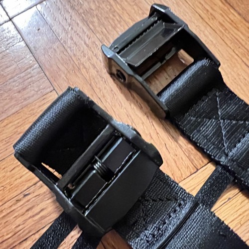 Garage Fit Wooden 1.1" Rings & 15FT numbered 1.5" Straps Exercise Gym Training - Picture 6 of 7