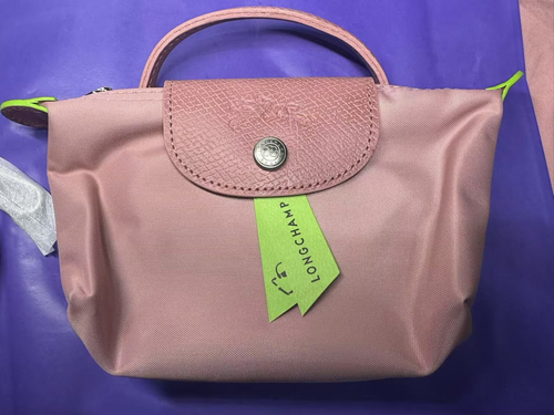 LONGCHAMP Le pliage Mini Bag Pouch In petale/ pink with straps - Picture 3 of 4