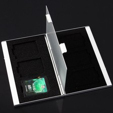 Metal Aluminio Micro TF SD MMC Tarjeta de memoria de soporte de almacenamiento de información piernas caso Prs