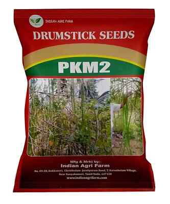 Iagrifarm Moringa/Drumstick Seebs - PKM2 Variety -250 gm USA/UK SHIP +