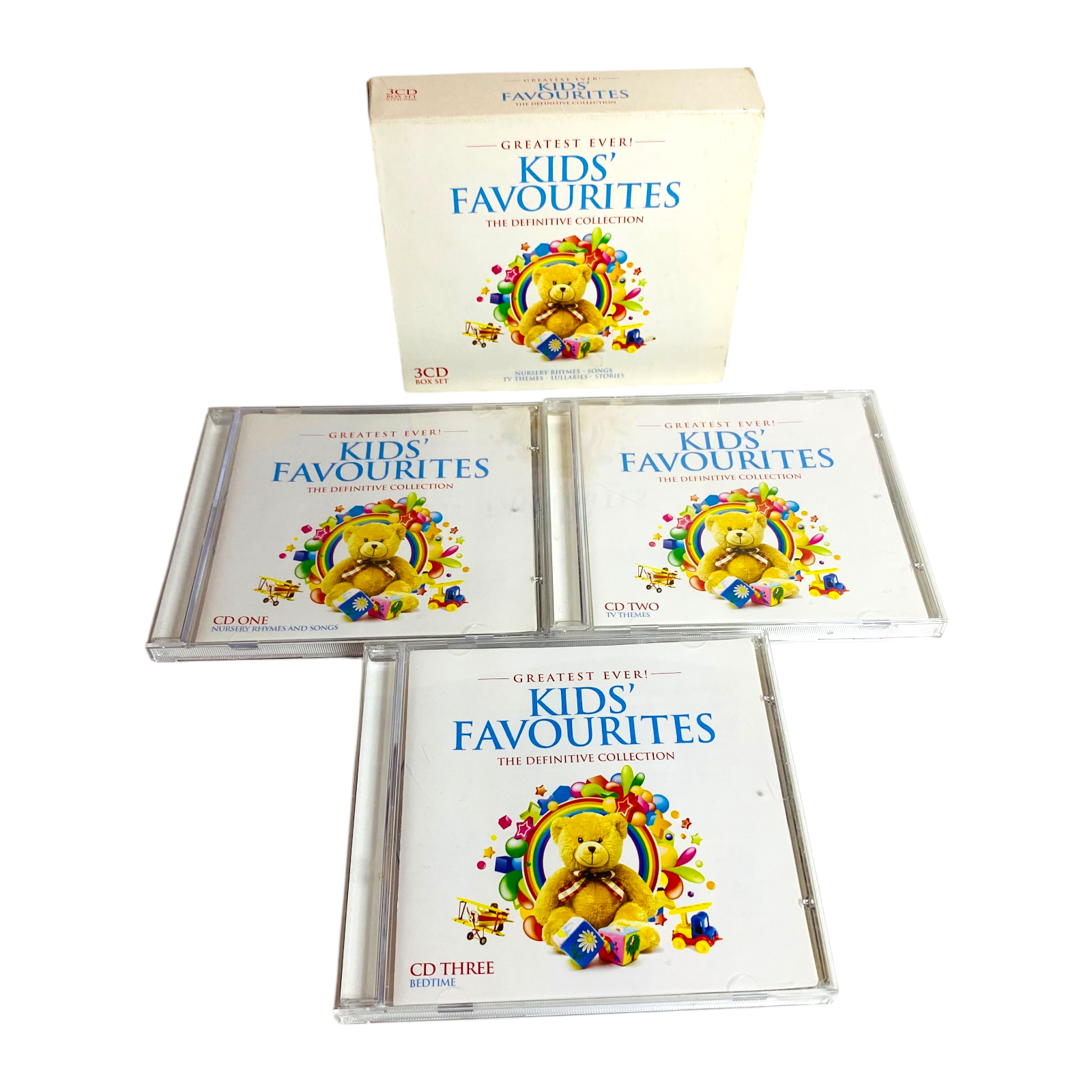 Greatest Ever Kids' Favourites  ( 3 x CD Set ) Nursery Rhymes, Songs, TV themes