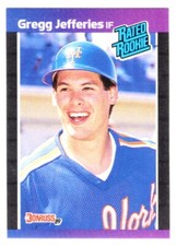 GREGG JEFFRIES  METS RC  1989 DONRUSS #35
