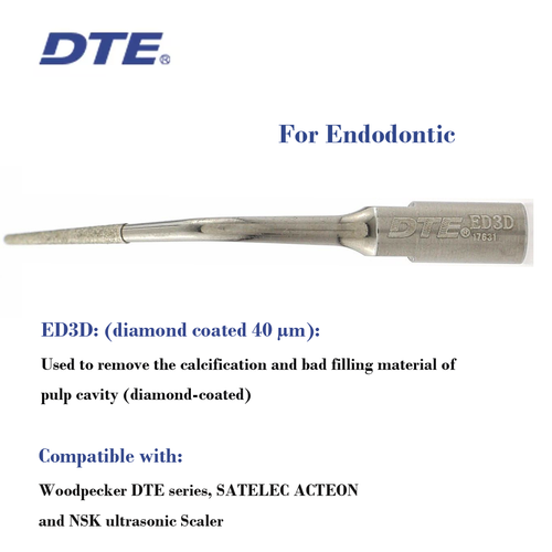 Woodpecker DTE Dental Ultrasonic Scaler Tips Endo Perio Scaling EMS Satelec NSK - Picture 527 of 597