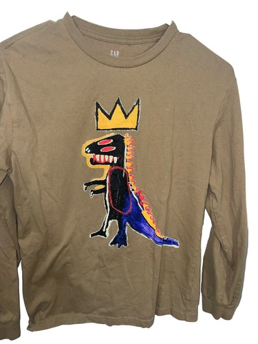 GAP TEEN Boy's 14-16 Jean-Michel Basquiat Teen Graphic T-Shirt - Picture 4 of 9