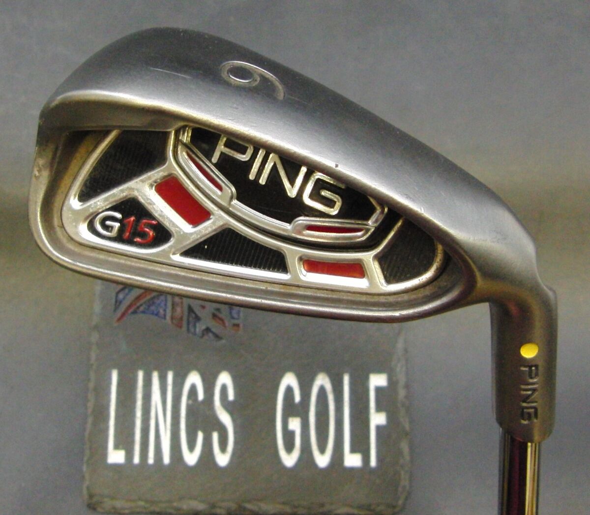 Ping G15 Yellow Dot 6 Iron Regular Steel Shaft Ping Grip Ping G15 Yellow Dot 6 Iron Regular Steel Shaft Ping Grip