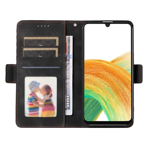 For Samsung Galaxy A16 A15 A34 A55 Wallet Phone Case PU Leather Flip Cover Strap - Picture 33 of 53
