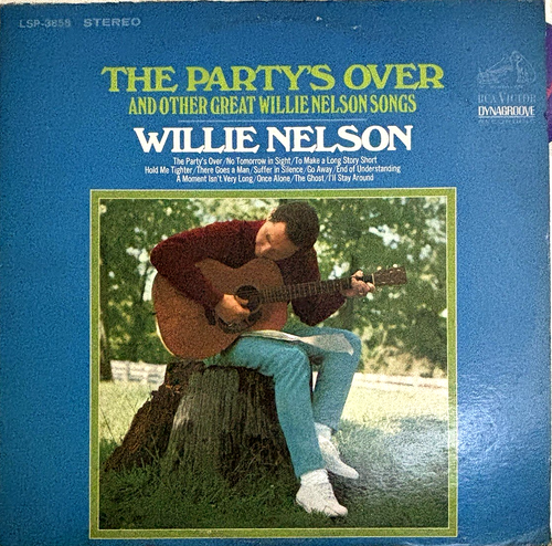 Willie Nelson THE PARTY'S OVER LP RCA Victor LSP3858 1967 Stereo getestet