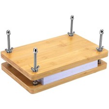 Book Press Portable Book Binding Press Book Binding Machine 11.8x7.6 Inch Pap...