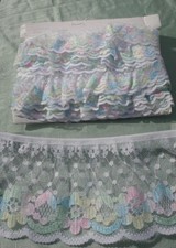 Gathered Multi Lace 5 metres 204