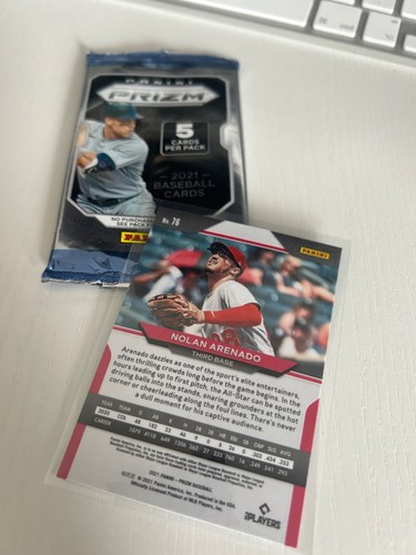 Nolan Arenado St Louis #76 baseball card prizm 2021 - Picture 2 of 2