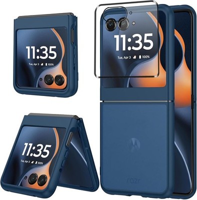 For Motorola Razr 2025 Case with Shockproof Protective Back and Screen Protector