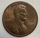1982 P Lincoln Cent Copper Small Date (CIRCULATED)