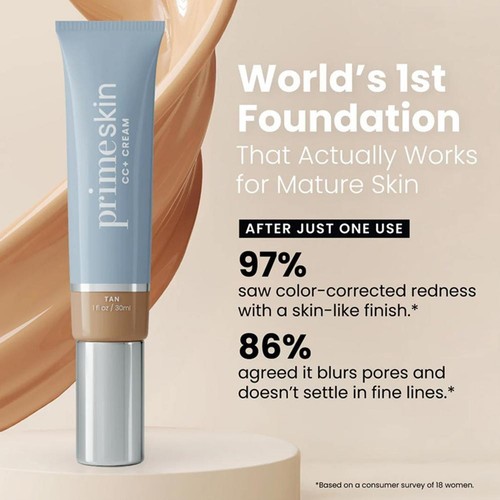 Primeskin Cc Cream, Liquid Foundation, Foun dation Makeup W1K9 - Picture 6 of 9