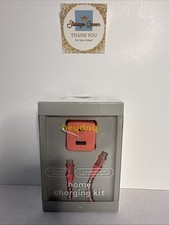 Heyday 2-Port USB-A USB-C Wall Charger with 6' USB-C to USB-C Braided Cord Rose