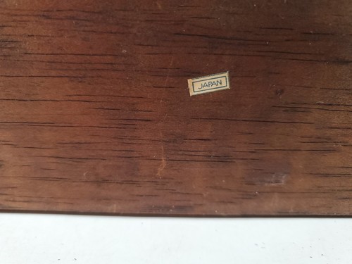 Vtg Spice Rack 12 Jar Wood Wall Hanging 2 door 3 Drawer JAPAN 22 5/8"W 9 1/4"T - Picture 16 of 19