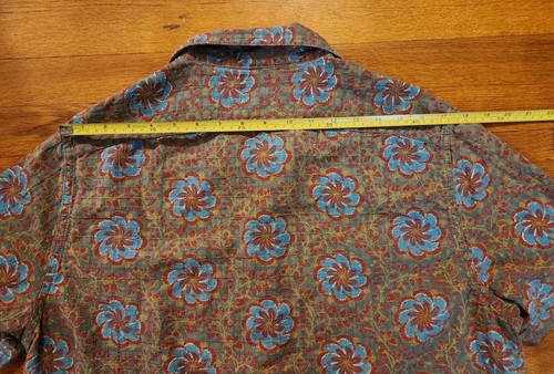 Wallace Barnes Shirt J Crew Floral Print Camp Loop Short Sleeve L - Picture 11 of 15