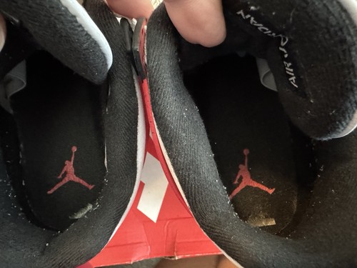 Talla 11 - Jordan 4 Retro Medio Rojo Cemento - Imagen 5 de 11