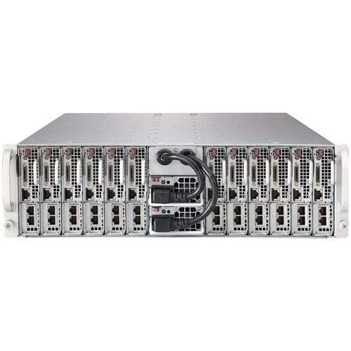 Supermicro MicroCloud 5038ML-H12TRF 12x Node X10SLE-F E3-1240v3 192GB 3U Server - Picture 8 of 8