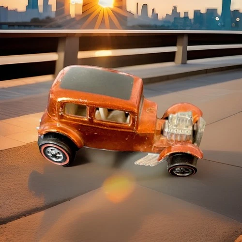 Original Vintage Redline Hot Wheels Car 1968 Classic 32 Ford "Vicky"