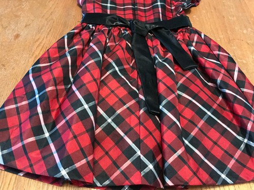 GIRLS PARTY DRESS SZ 6 Christmas Winter Holiday Dress Crinoline Fully Lined EC - Picture 11 of 11