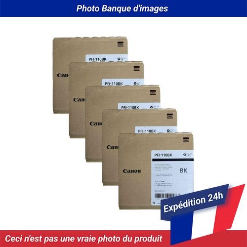 Canon PFI-110 Ink Black 5 Pack - Photo 1/2