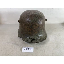 WW1 German Germany shell Helmet No Seam Fixed Bale 75S10