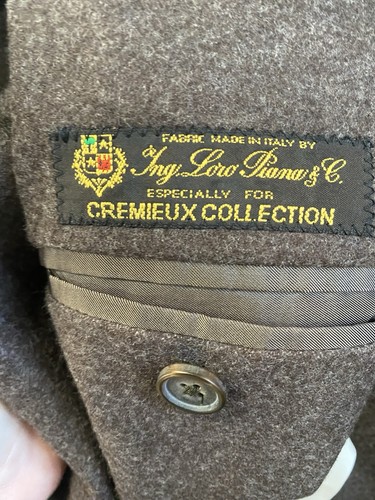 Loro Piana Cremieux Men’s Blazer Size 50L Made In Italy 100% Wool Classic Staple - Picture 16 of 18