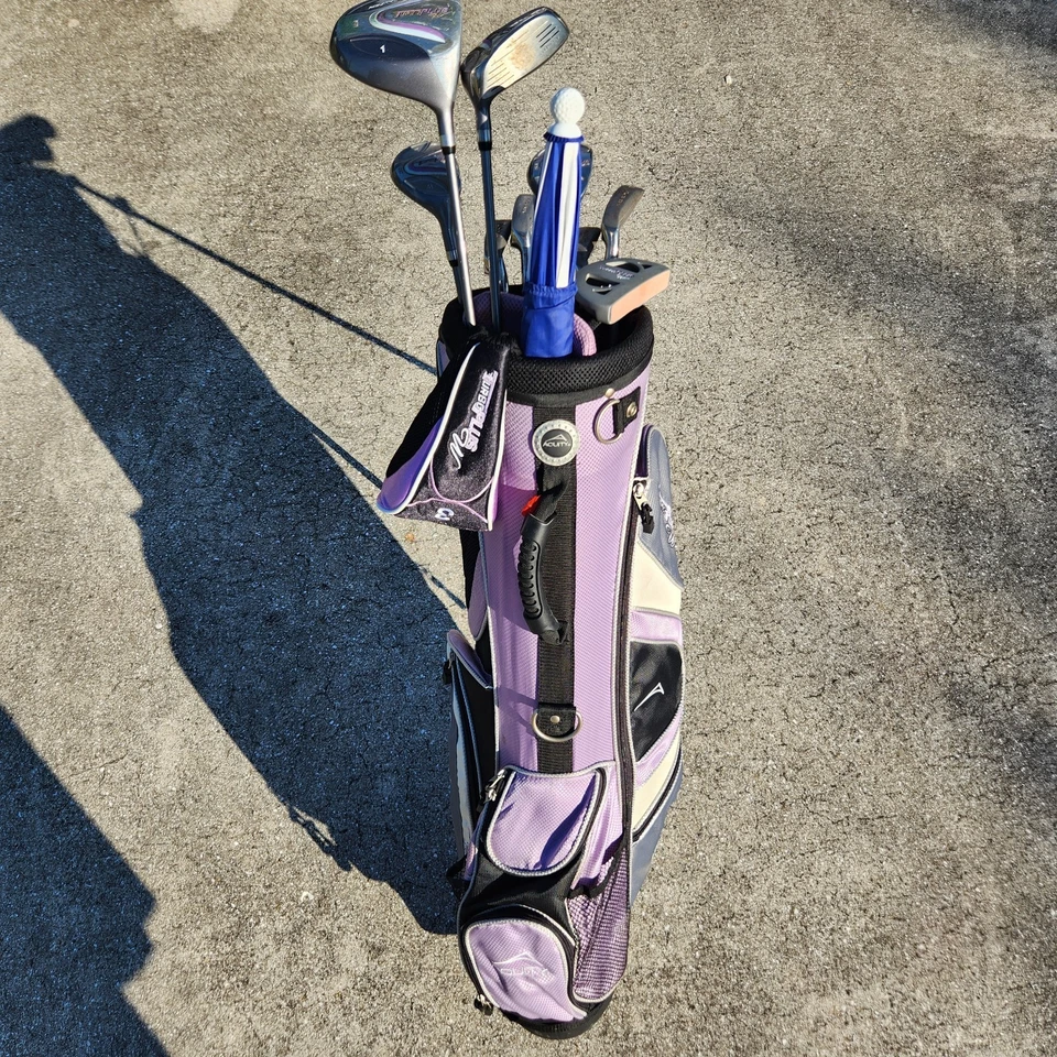 Набор женских клюшек для гольфа Acuity Turbo Max и сумка Slazenger 9 клюшек насадка - Изображение 3 из 4