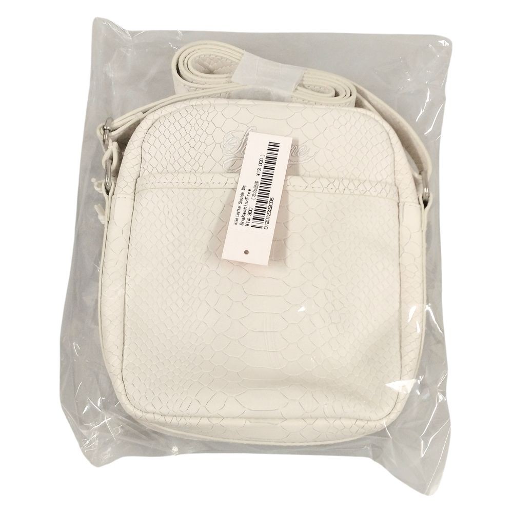 美品！Nike Supreme ショルダーバッグ ホワイト SUPREME 25SS x Nike Leather Shoulder Bag white Genuine