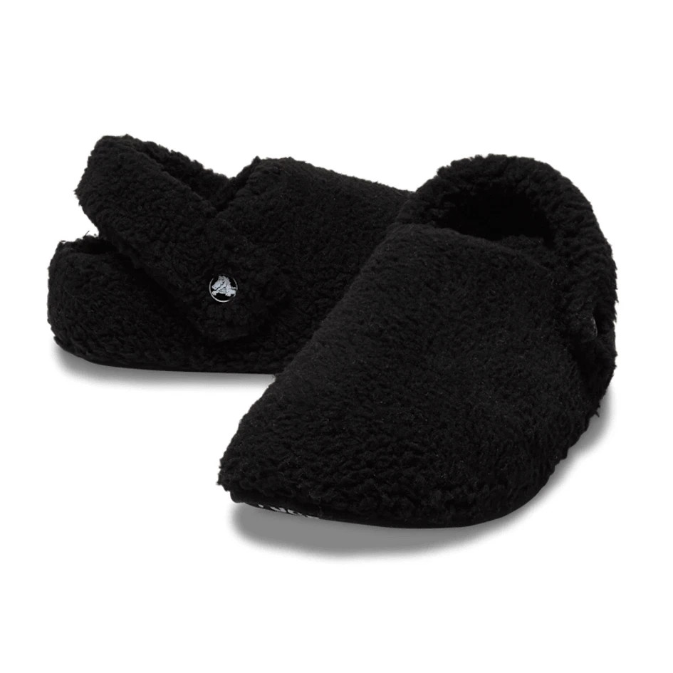 NEW CROCS CLASSIC COZY SLIPPER BLACK 209386-001 UNISEX Authentic FAST&SAFE image 2