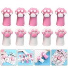12pcs Lovely Cat Paw Eraser Students Cartoon Eraser School Student Supplies