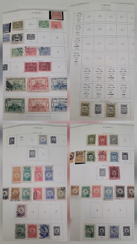 Turkey - Minkus Album 1863 to 1995 w/ Pages 1 to 216 Over 2000+ Stamps Included - Picture 9 of 24