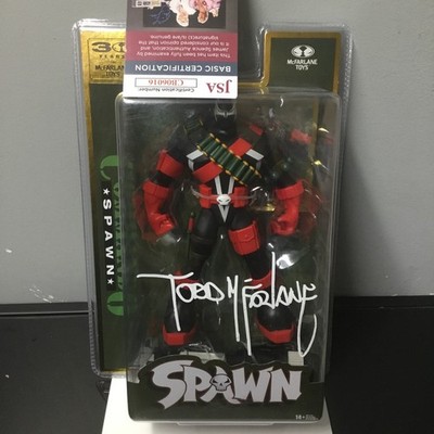 McFarlane Toys 30th Anniversary Commando Spawn Todd McFarlane Signature JSA Cert