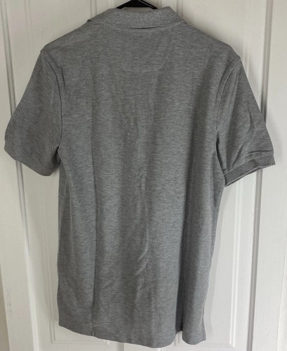 Chaps Polo (Mens Size Small) 100%-Cotton Classic Gray Short Sleeve Shirt - Picture 5 of 7
