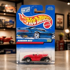 🔥 1997 Hot Wheels Red Auburn 852 #215🔥