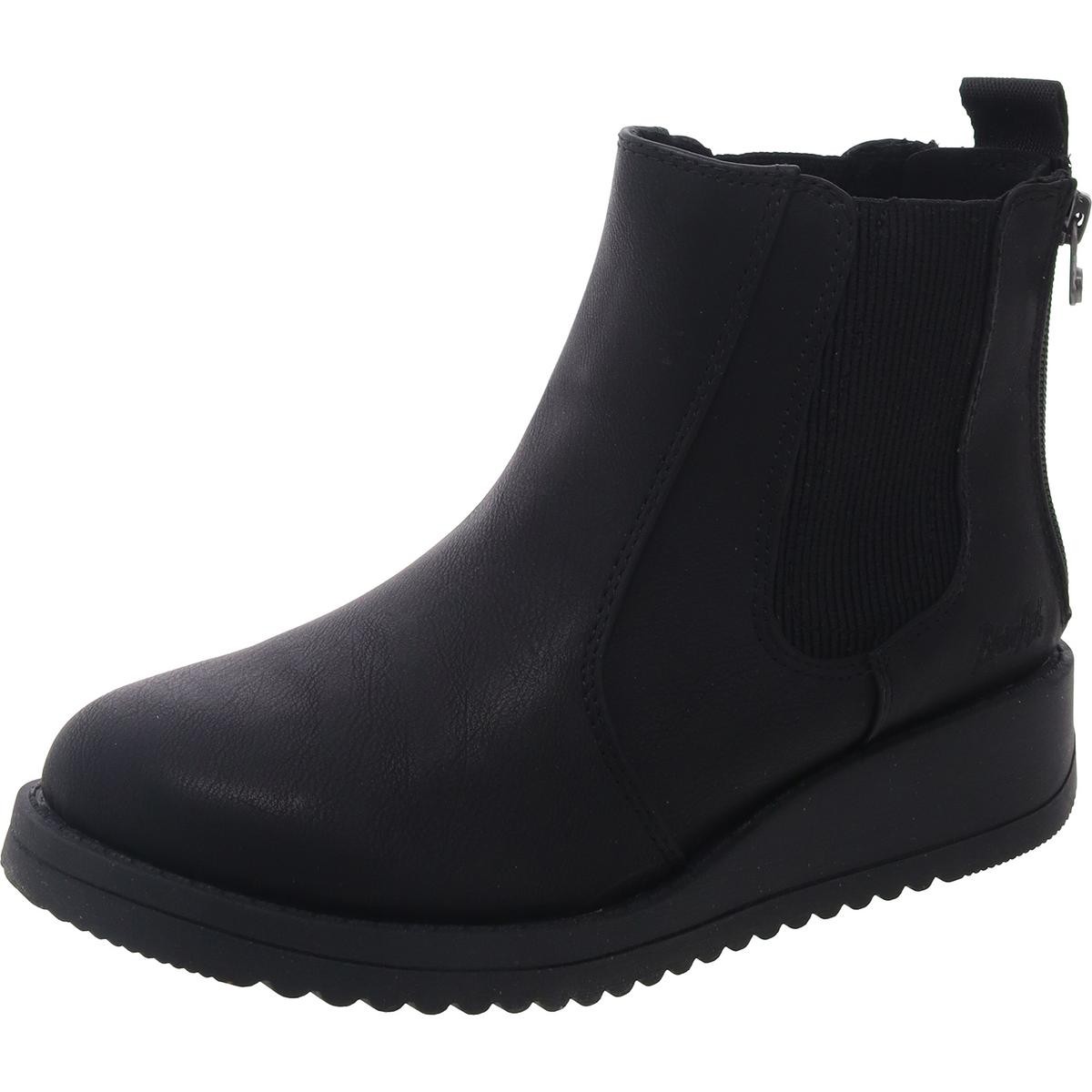Женские ботинки Blowfish Calo Black Vegan Chelsea Boots 8 среднего размера BM BHFO 1902 5490₽