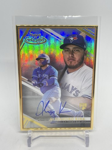 2021 Topps Gold Label Alejandro Kirk RC Auto con cornice dorata (D342) - Foto 1 di 6