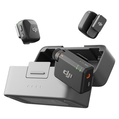 DJI Mic Mini Wireless Lavalier Microphone Compact Noise Cancelling