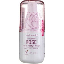 4 Pack Wet n Wild PhotoFocus 3-in-1 Primer Water, Rose, 1.52 fl oz