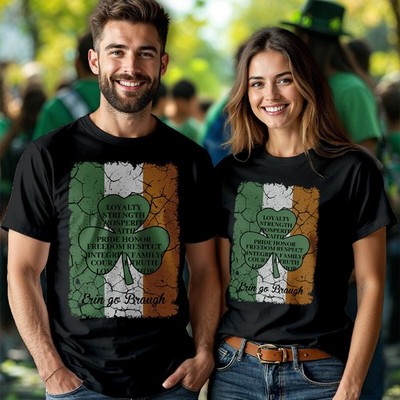 Herren Damen Treuestärke lustige St. Patricks Day T-Shirts Tee irisch #STPD