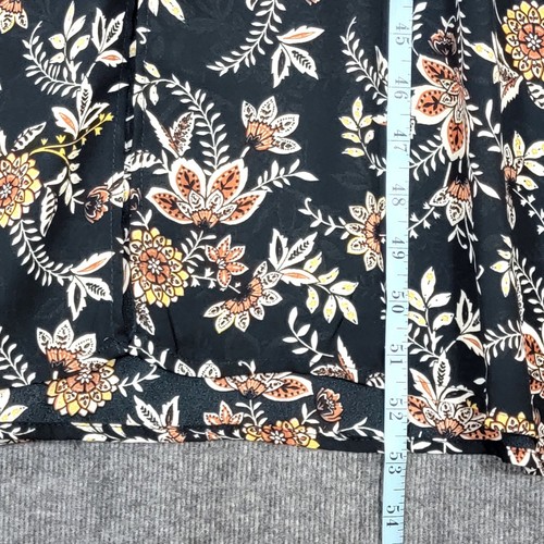 Emma & Michele Dress Womens XL Black Floral Cottagecore Semi Sheer Maxi - Picture 6 of 14