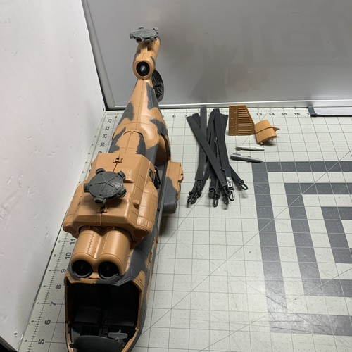 Vintage 1986 Tomahawk Gi Joe mit Lift Ticket Actionfigur. Ein paar Teile fehlen - Bild 9 von 11