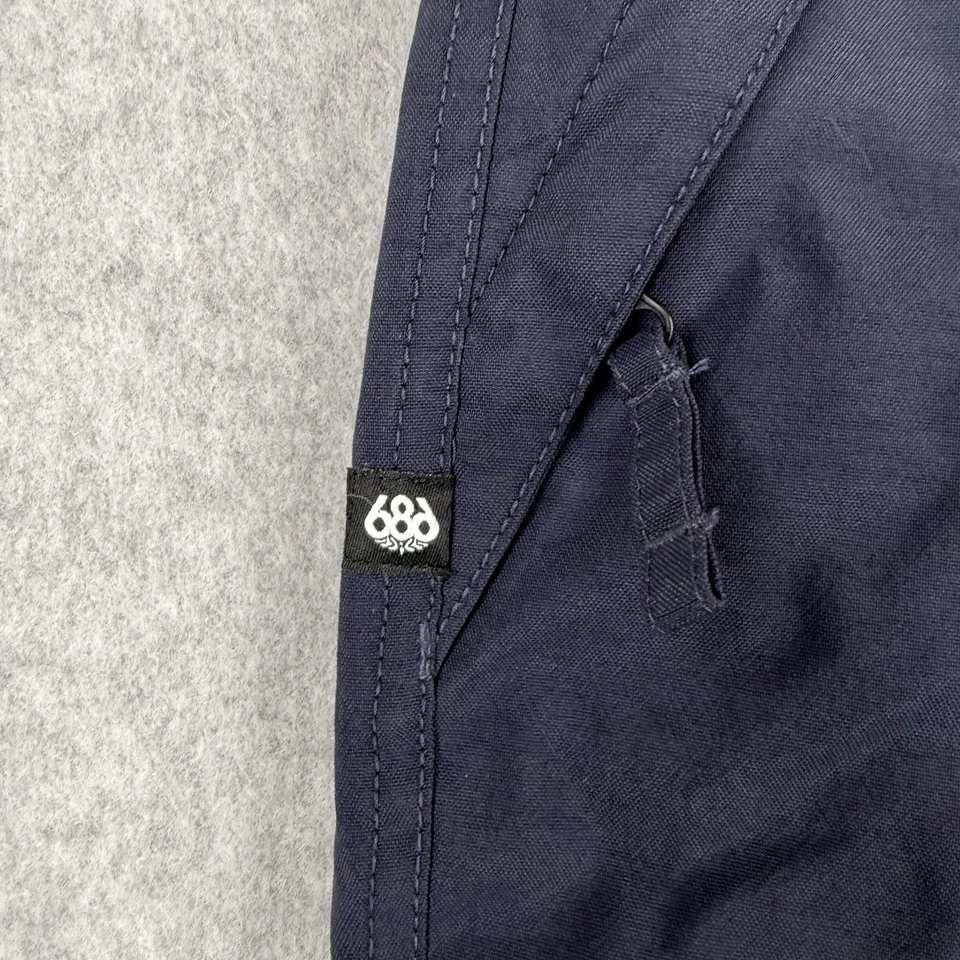 686 Брюки мужские XL синий всепогодный изолированный водонепроницаемый 5K неверных сноуборда лыж - Изображение 4 из 4