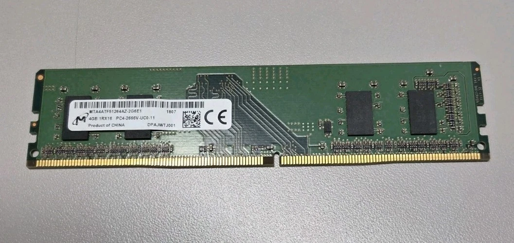 Micron DDR4 SDRAM 4 GB Total Capacity Memory (RAM) for sale | eBay