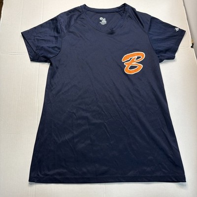 Sports Bagers Jersey Youth Navy Blue With Orange B Size S